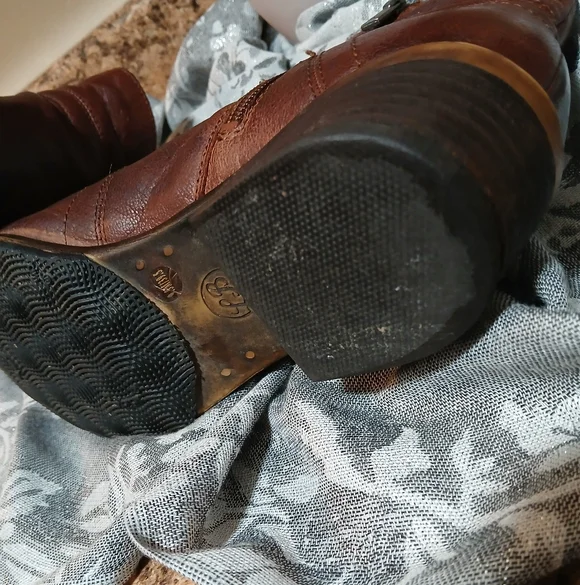 Lucky Brand Women's Size 9.5 Brown Leather Ankle Boots - Picture 6 of 8